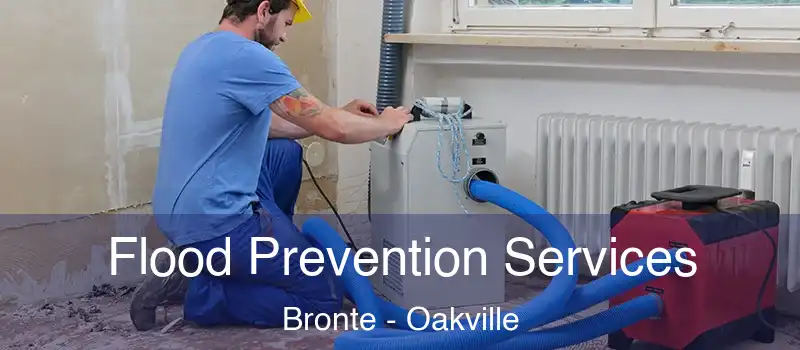 Flood Prevention Services Bronte - Oakville